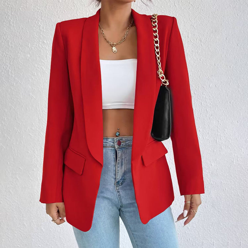 Elegant Blazer Women – Chic Tailored Fit Women's Jacket for Office Wear