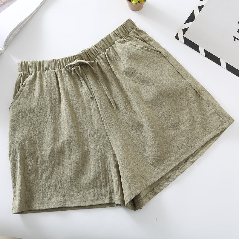 Minimalist Relaxed-Fit Shorts – Lightweight Cotton Blend Casual Summer Wear