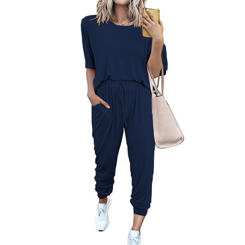 Summer Lounge Set – Comfy Breathable Loungewear With Relaxed Fit & Soft Fabric