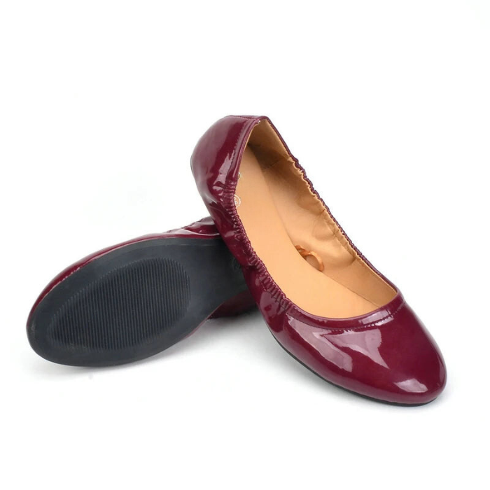 Foldable Ballet Shoes – Comfortable Ballet Flats With Soft Cushioned Insoles