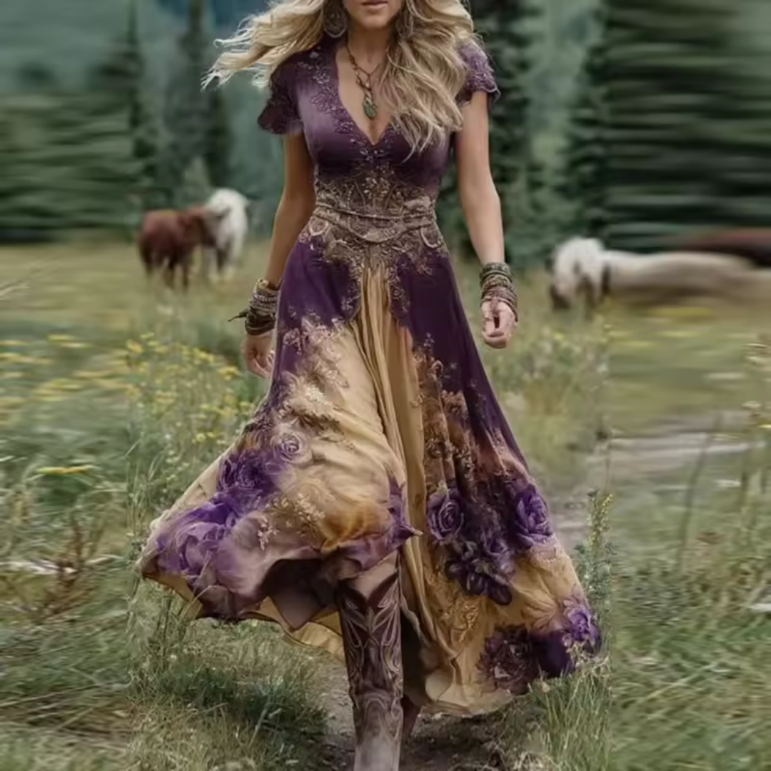 Chic Print Midi Dress – Versatile Civora Dress With Flattering Modern Prints