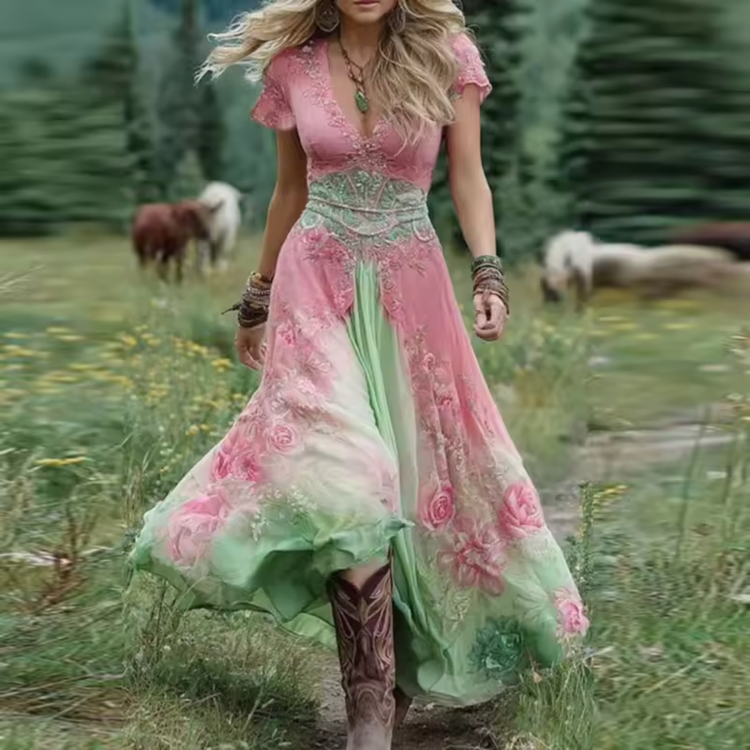 Chic Print Midi Dress – Versatile Civora Dress With Flattering Modern Prints