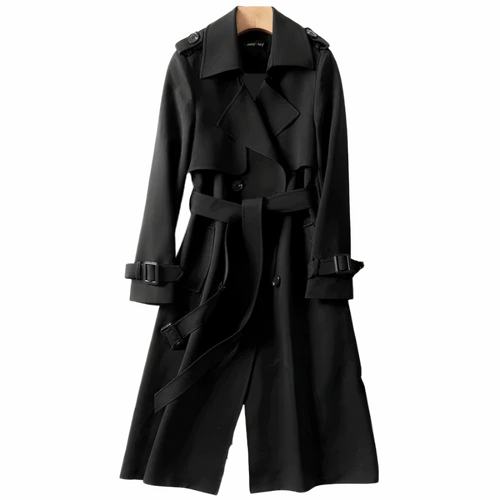 Women's Trench Coat - Elegant Winter Trench Jacket | Warm Classic Outerwear