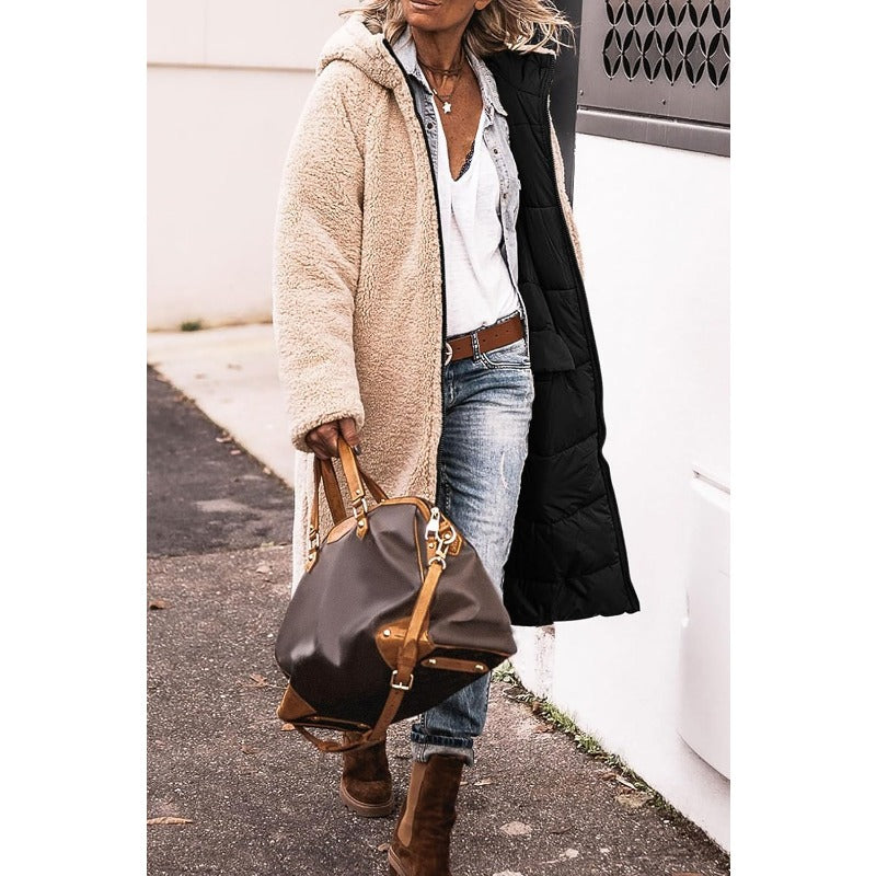 Elegant Reversible Coat – Premium Long Warm Winter Outerwear | Liora's Boutique