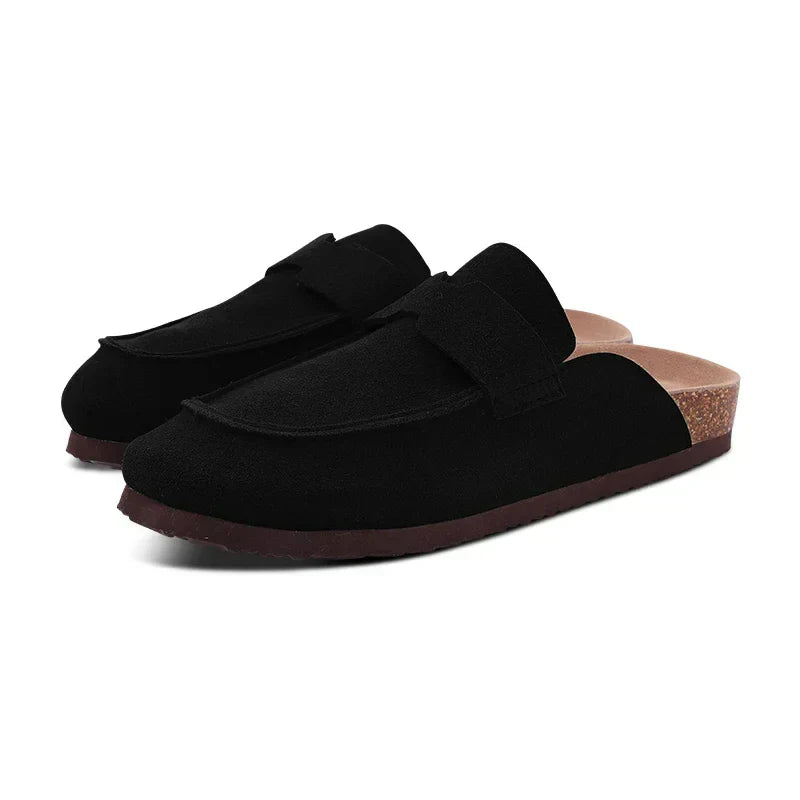 Orthopedic Suede Clogs – Premium Slip-On Footwear With Arch Support & Durable Sole
