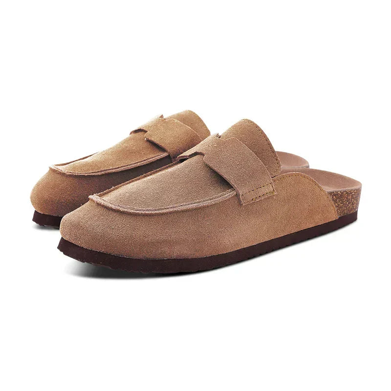 Orthopedic Suede Clogs – Premium Slip-On Footwear With Arch Support & Durable Sole