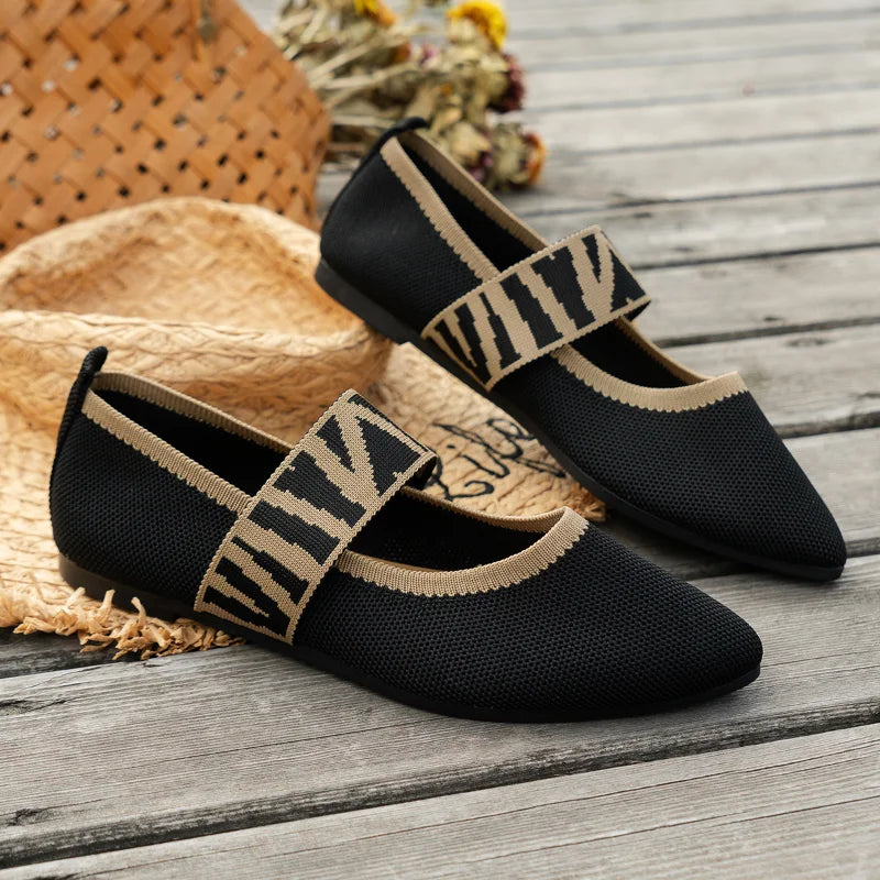 Orthopedic Flat Shoes - Stylish Women's Flat Sandals with Arch Support
