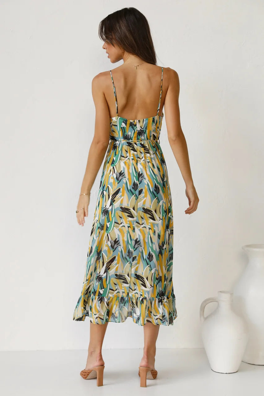 Sun-Kissed Midi Dress – Lightweight Summer Dress With Breezy Silhouette