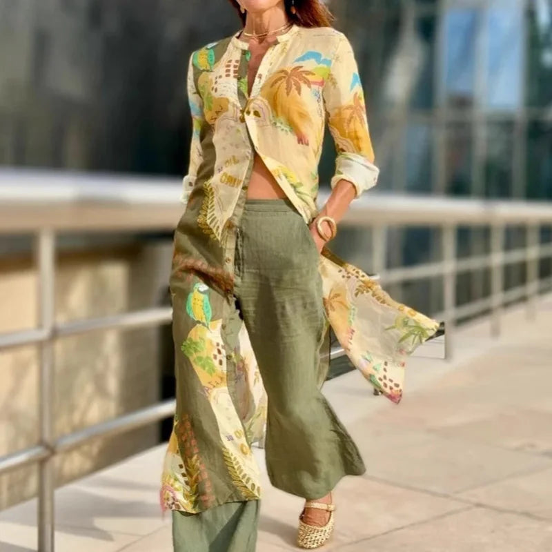 Chic Everyday Set – Women's Loungewear Two-Piece | Soft Breathable Fabric