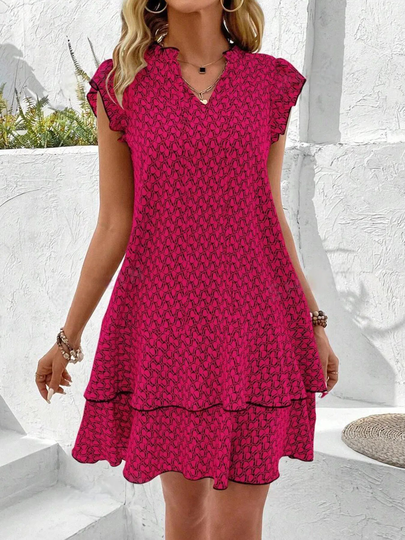 Elegant Dress - Flattering Fit Formal Dress With Premium Fabric For Spring