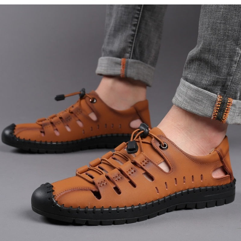 Sapato Aviador Masculino - Confortável, Respirável e Ortopédico Para Clima Quente e Frio