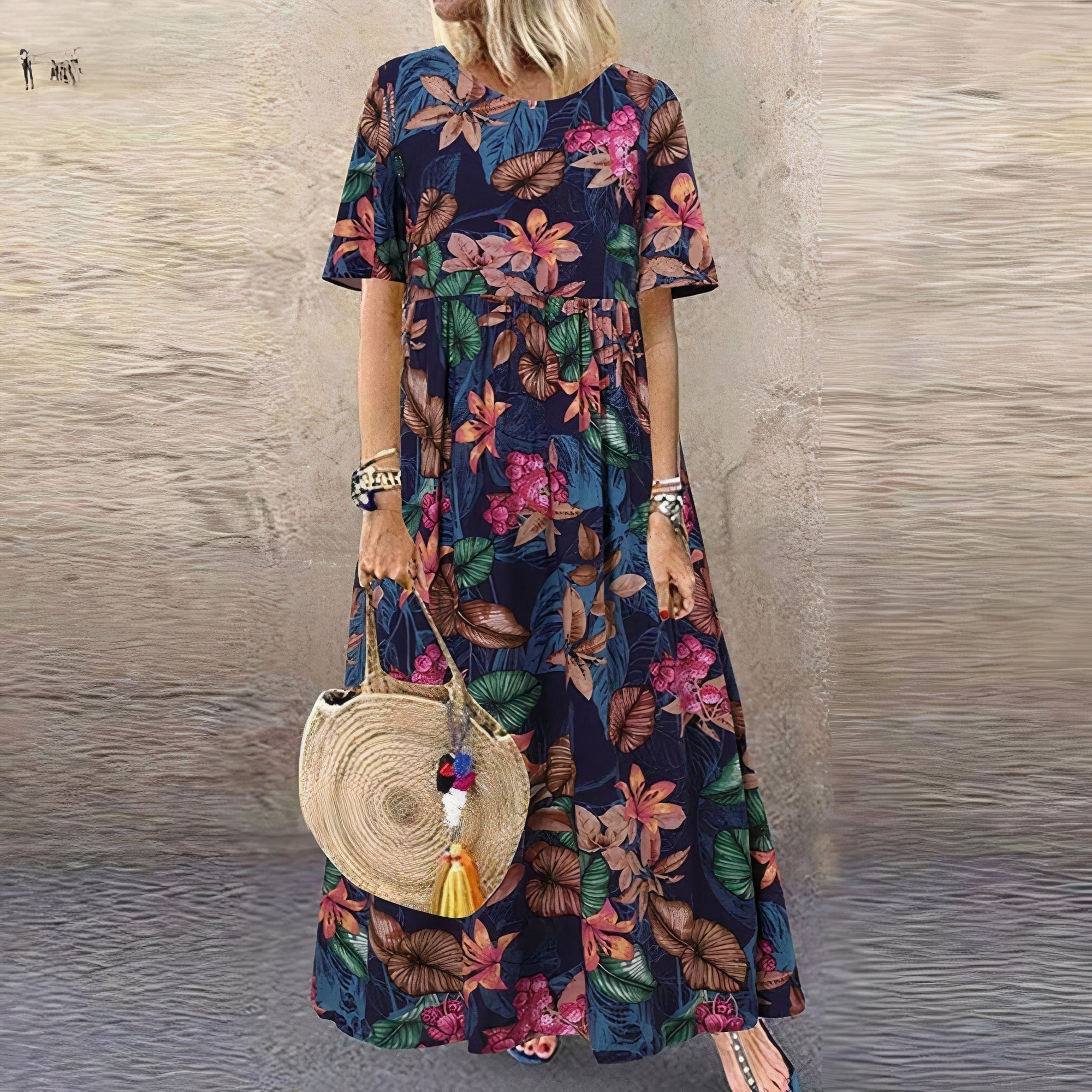 Comfortable Floral Dress - Lightweight Summer Dress for Women | Elegant Garden Party Outfit