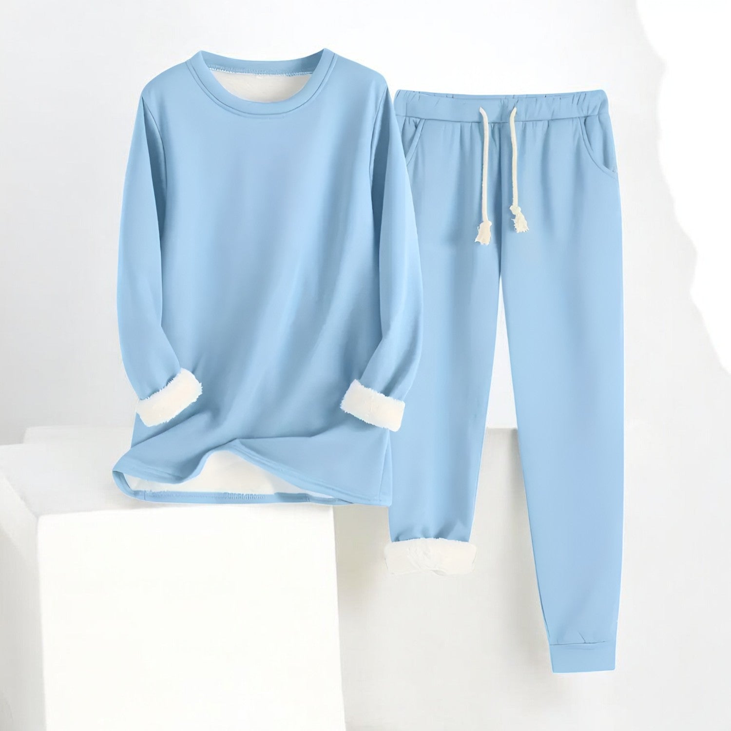 Warm Comfort Co-Ord – Cozy Fleece Loungewear Set | Soft Breathable Fabric