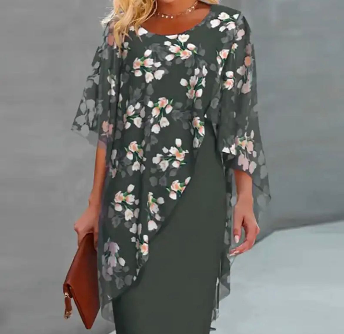 Floral Dress With Flattering Tummy Control - Lightweight, Breathable Summer Style