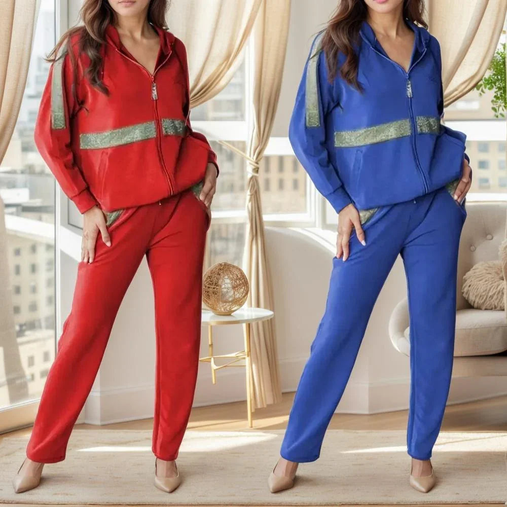 Sleek Soft Shine Outfit – Minimalist Two-Piece Set With Soft Sheen Clothing