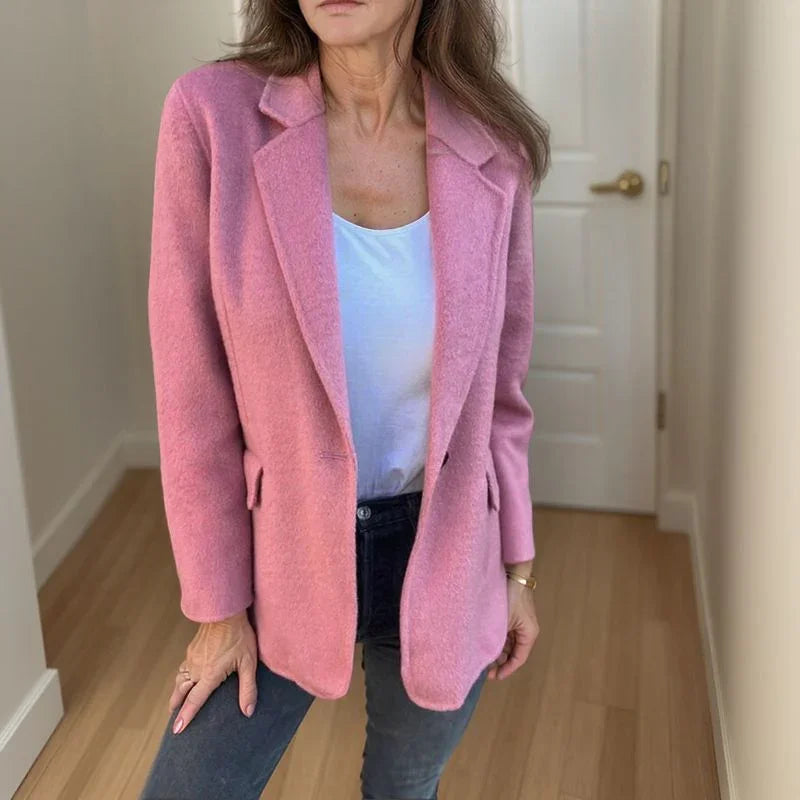 Elegant Blazer | Premium Fabric Tailored Jacket With Modern Cut & Sleek Fit