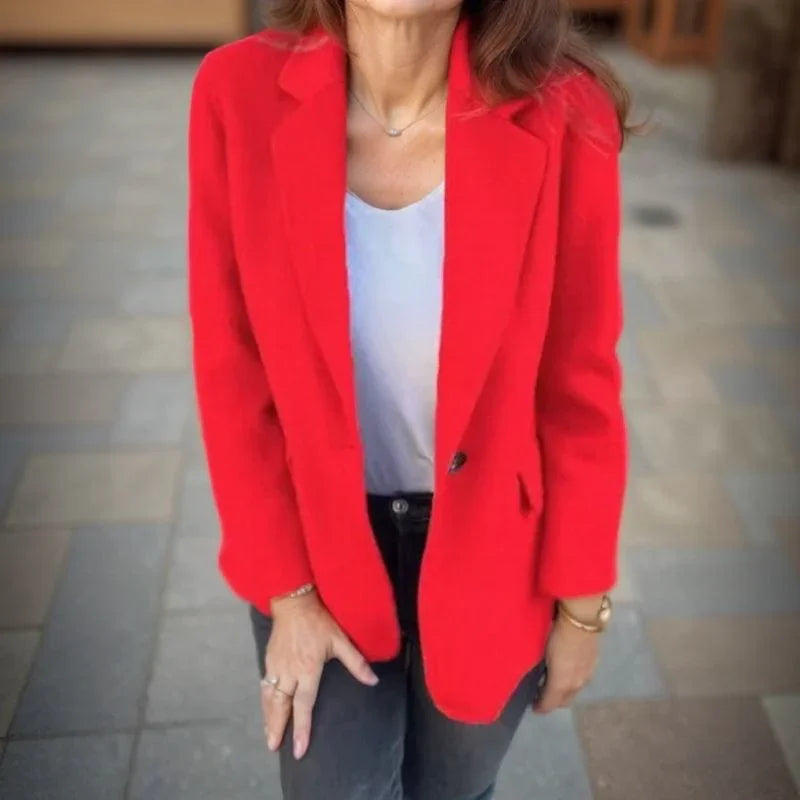 Elegant Blazer | Premium Fabric Tailored Jacket With Modern Cut & Sleek Fit