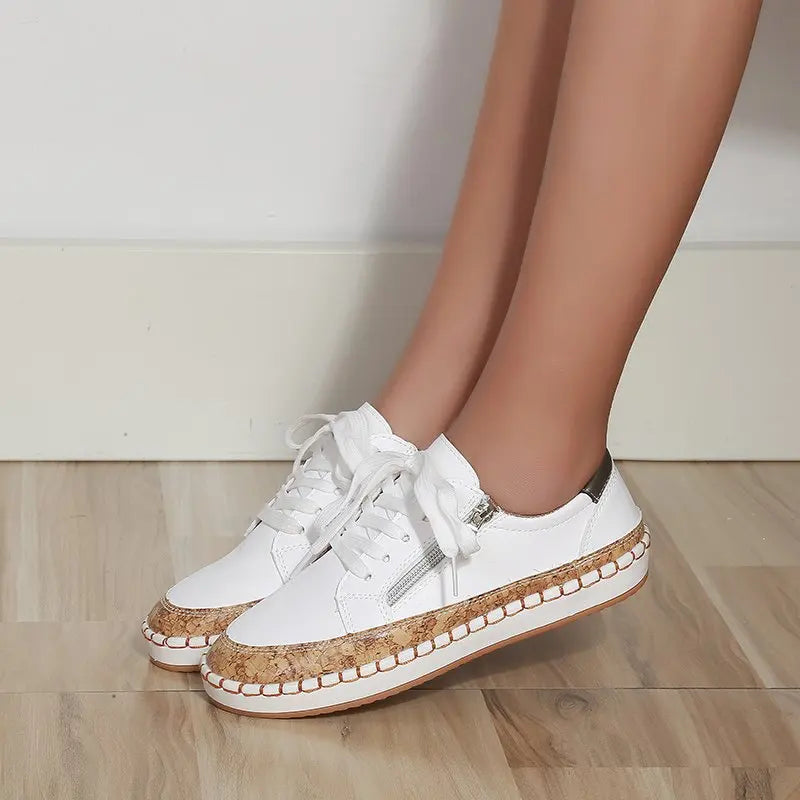 Zapatillas De Deporte Mujer - Comodidad Y Estilo Floral Ideal 2