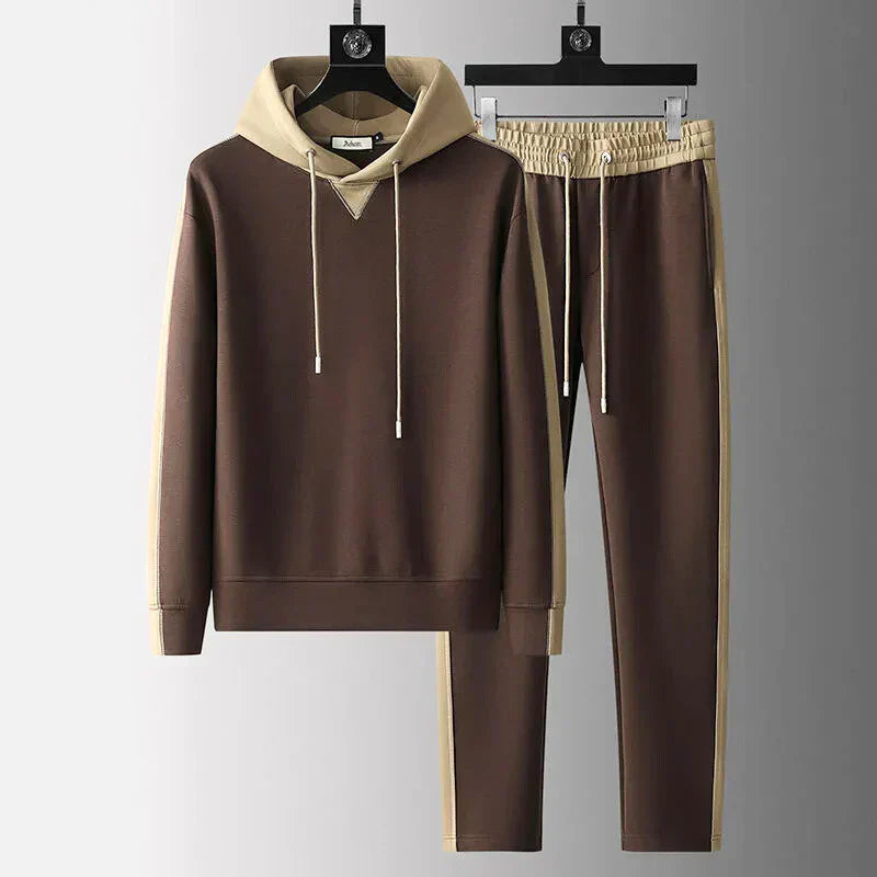 Casual Tracksuit Set – Stylish Hoodie and Joggers with Drawstring Waist Pants