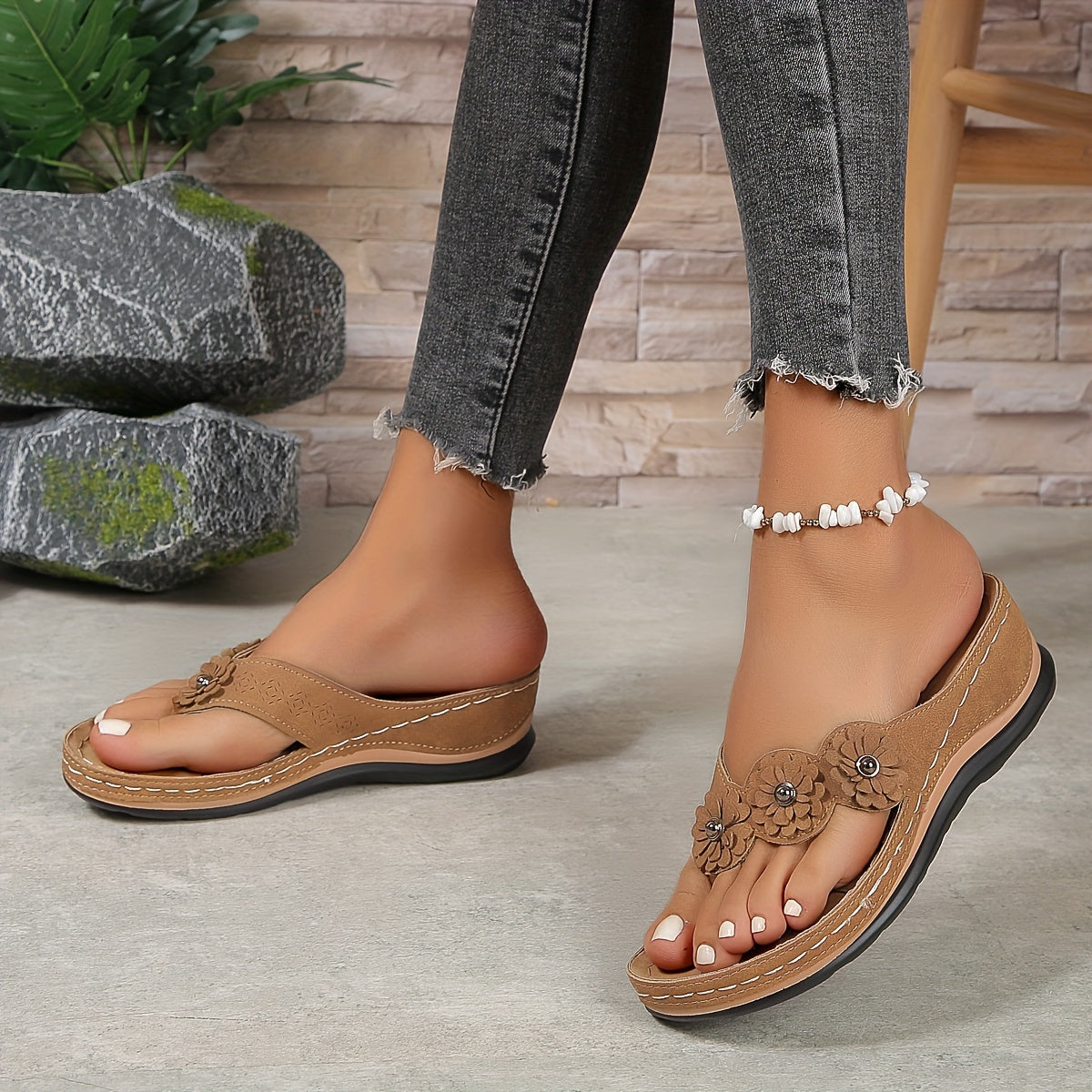 Orthopedic Sandals | Comfortable Vegan Leather Sandals With Gel Sole Comfort