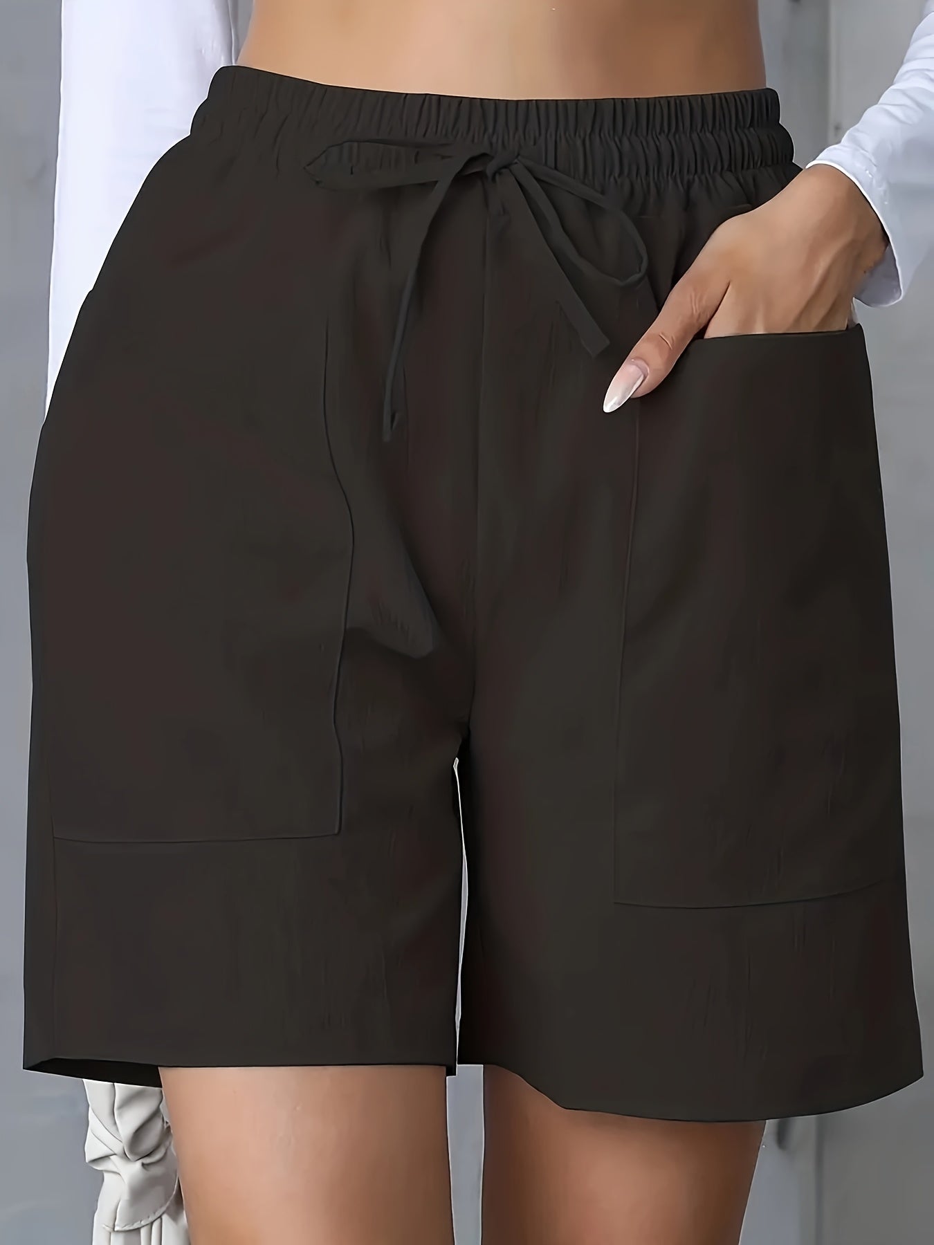 Breathable Cotton Shorts – Lightweight Casual Summer Shorts With Adjustable Drawstring Waist