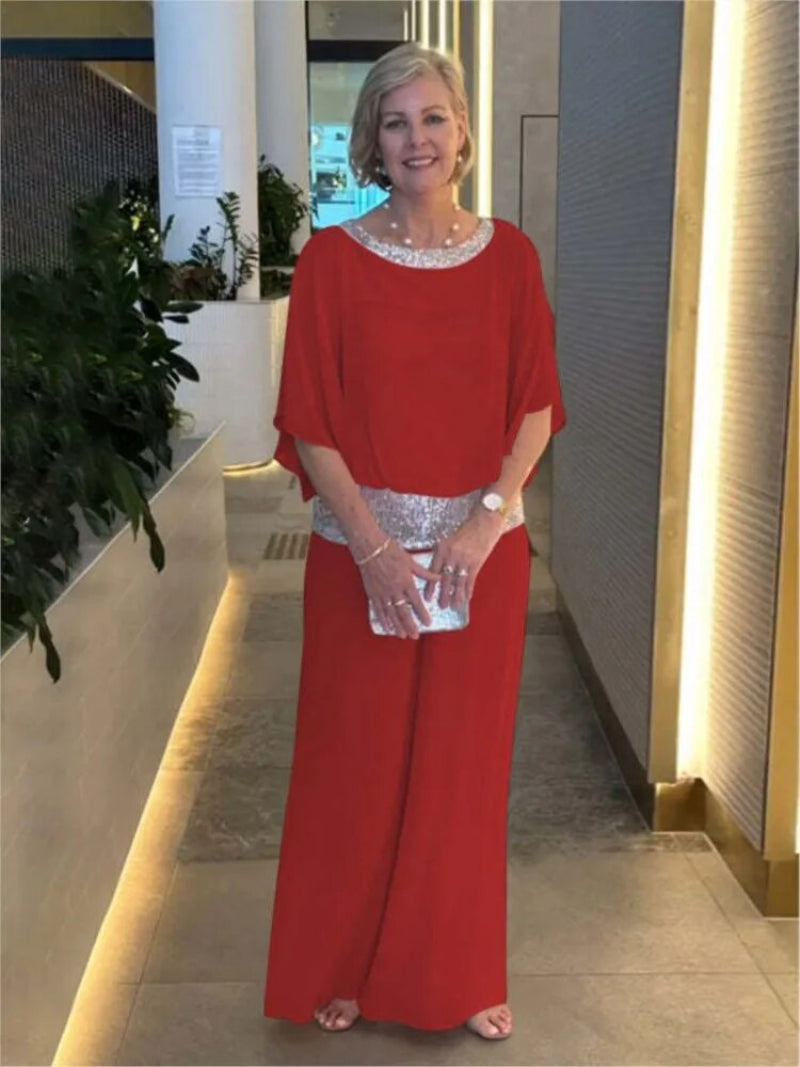 Formal Co-Ord Set – Tailored Co-Ord Outfit With Structured Fabric Blend