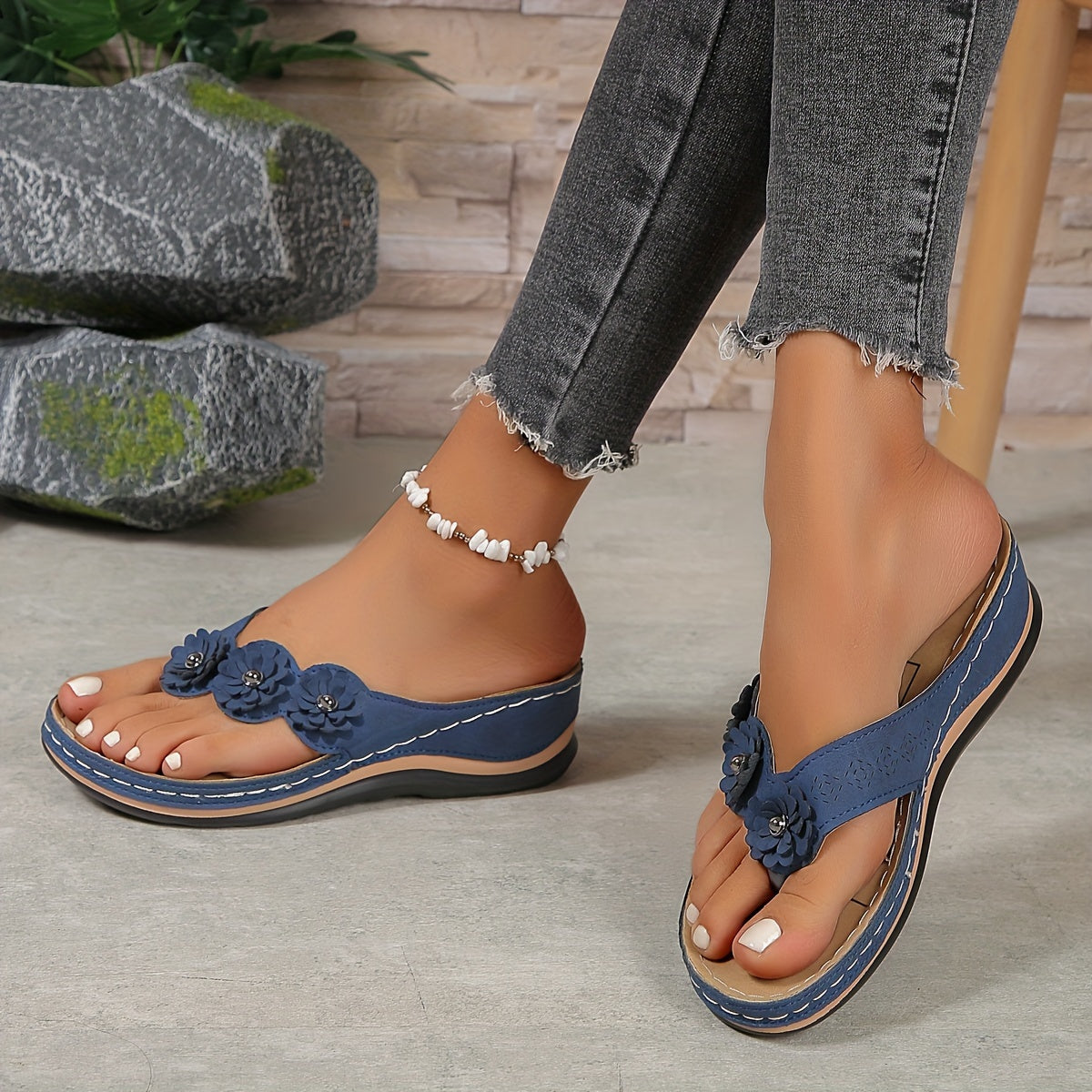 Orthopedic Sandals | Comfortable Vegan Leather Sandals With Gel Sole Comfort