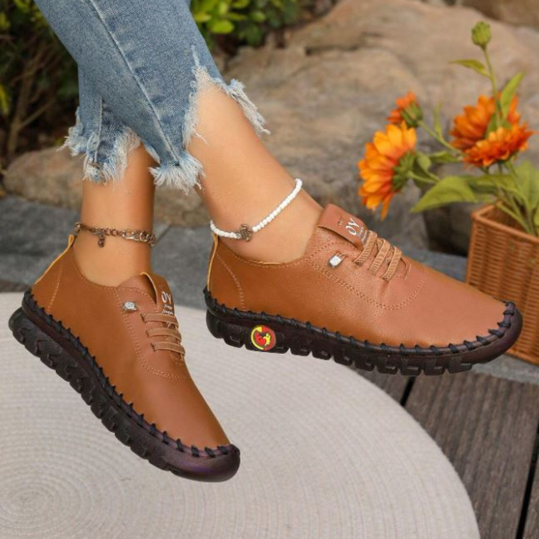 Sapatos Confortáveis Femininos - Mocassins Ortopédicos Leves e Versáteis para Caminhar