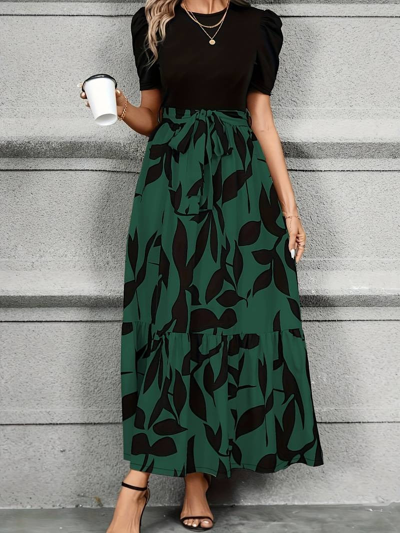 Floral Print Dress - Lightweight Summer Dress With Flattering Fit For Women