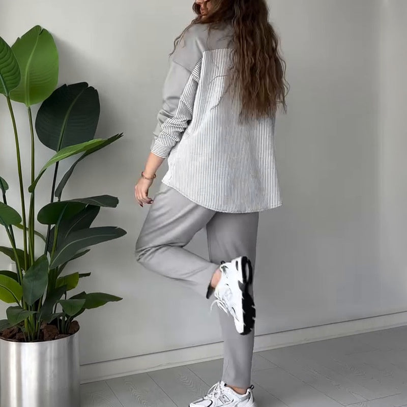 Two-Piece Lounge Set – Women's Loungewear | Soft Fabric, Relaxed Fit Outfit