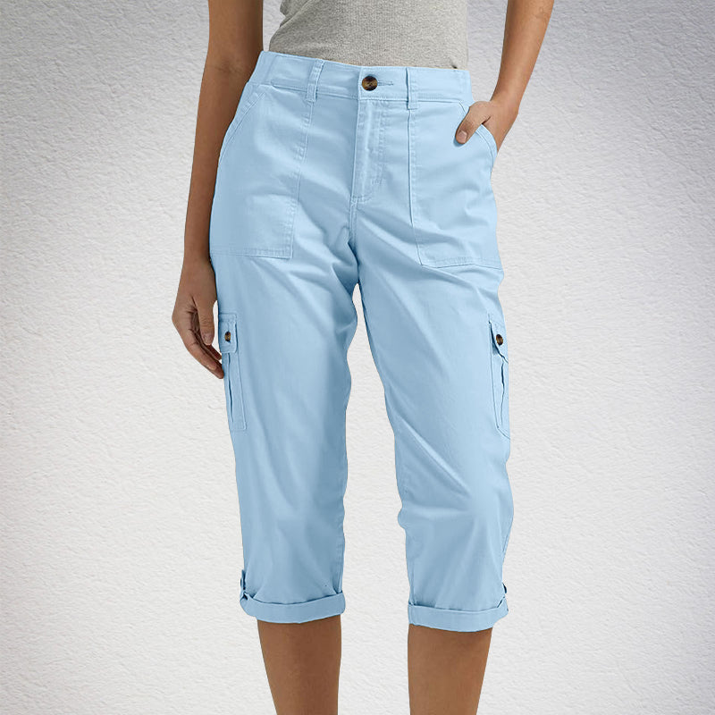 Summer Cargo Pants – Lightweight Breathable Fabric | Relaxed Fit Utility Style