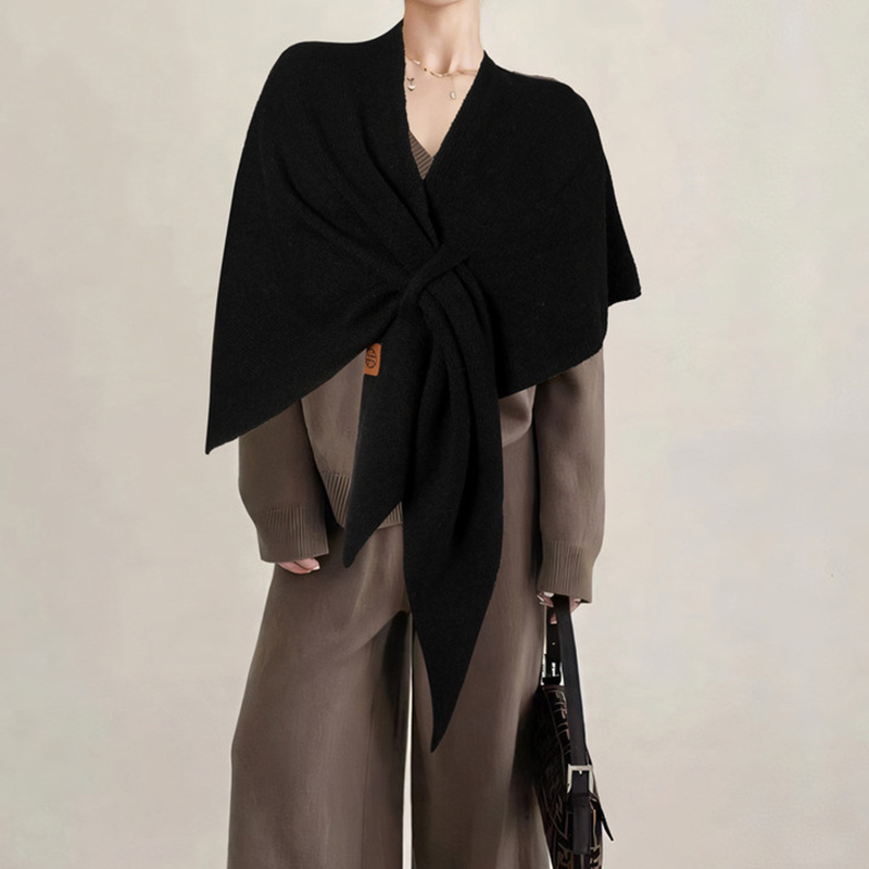 Fashion Triangular Shawl – Lightweight Women's Wrap With Soft Breathable Fabric