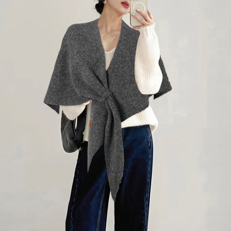 Fashion Triangular Shawl – Lightweight Women's Wrap With Soft Breathable Fabric