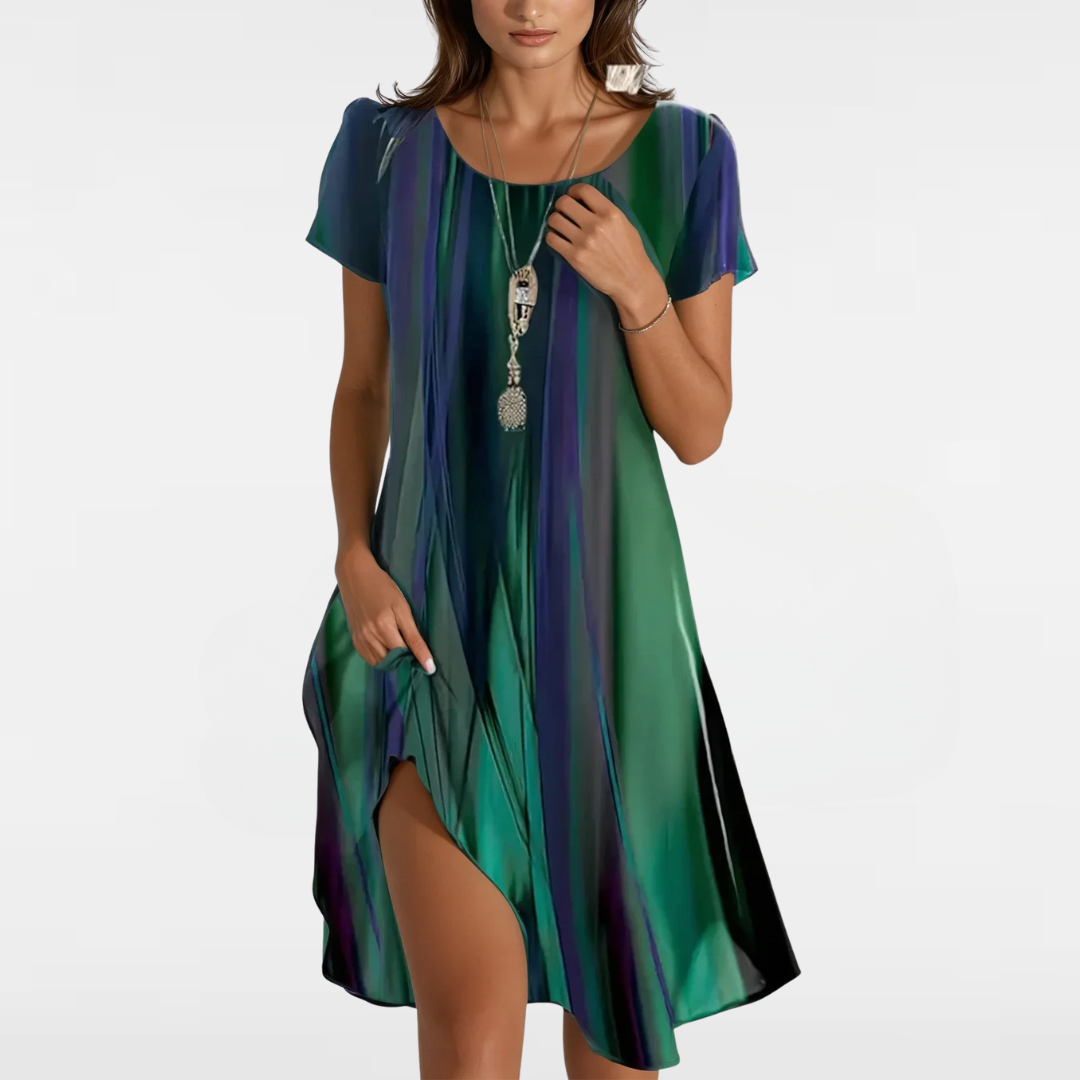 Timeless Flow Dress - Flattering Long Dress With Flowing Silhouette & Modern Comfort