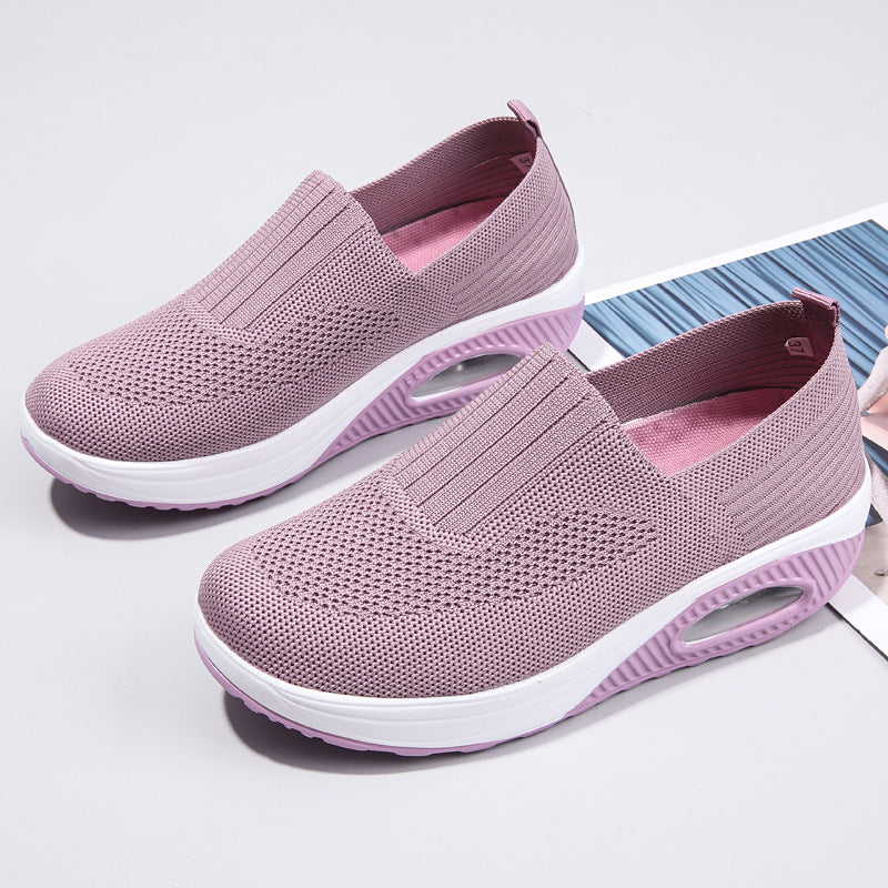 Stylish Casual Sneakers – Lightweight Breathable Sneakers with Cushioned Insoles