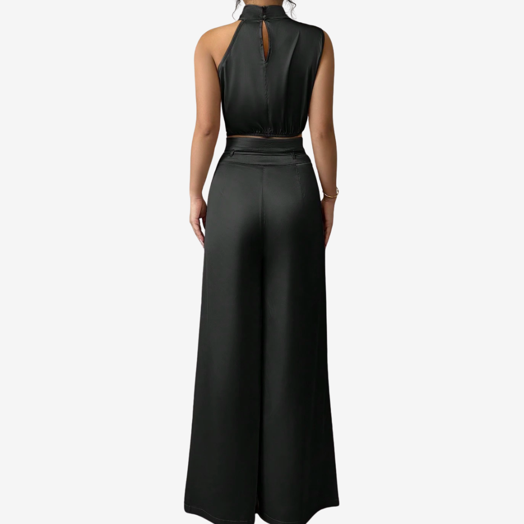 Summer Two-Piece Set – Lightweight Cotton Blend Set With Flattering Silhouette