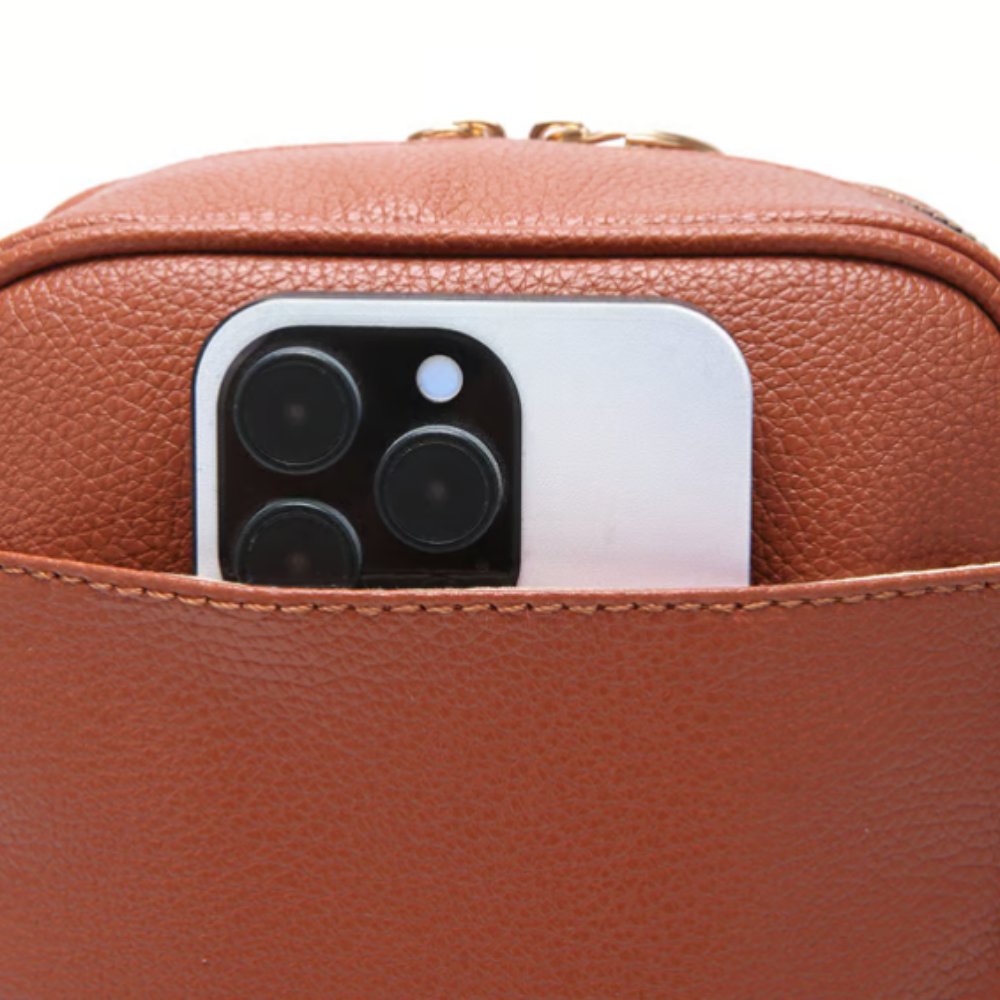 RFID Shoulder Bag – Slim Vegan Leather Compact Travel Purse | Secure Stylish Design