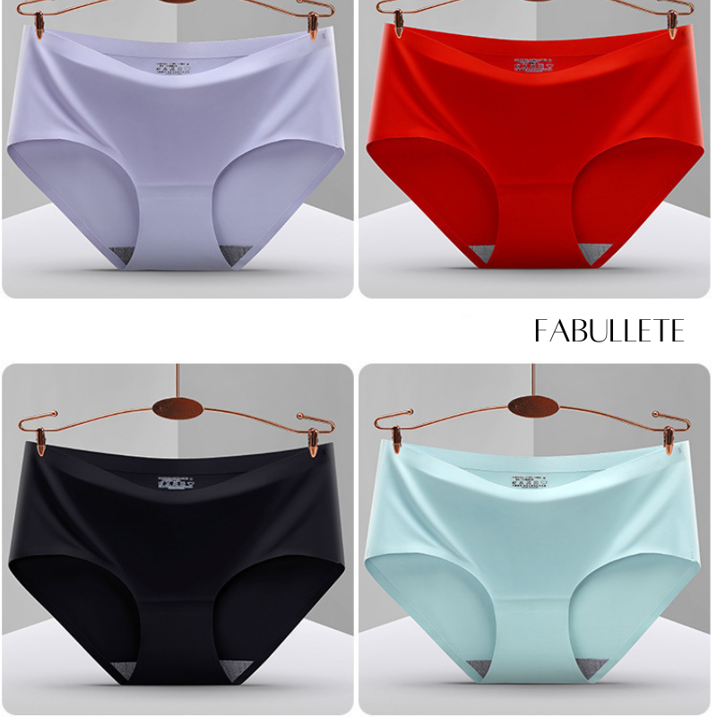 Calcinha Sem Costura Kit 10 Peças - Conforto Para o Dia Todo, Segunda Pele