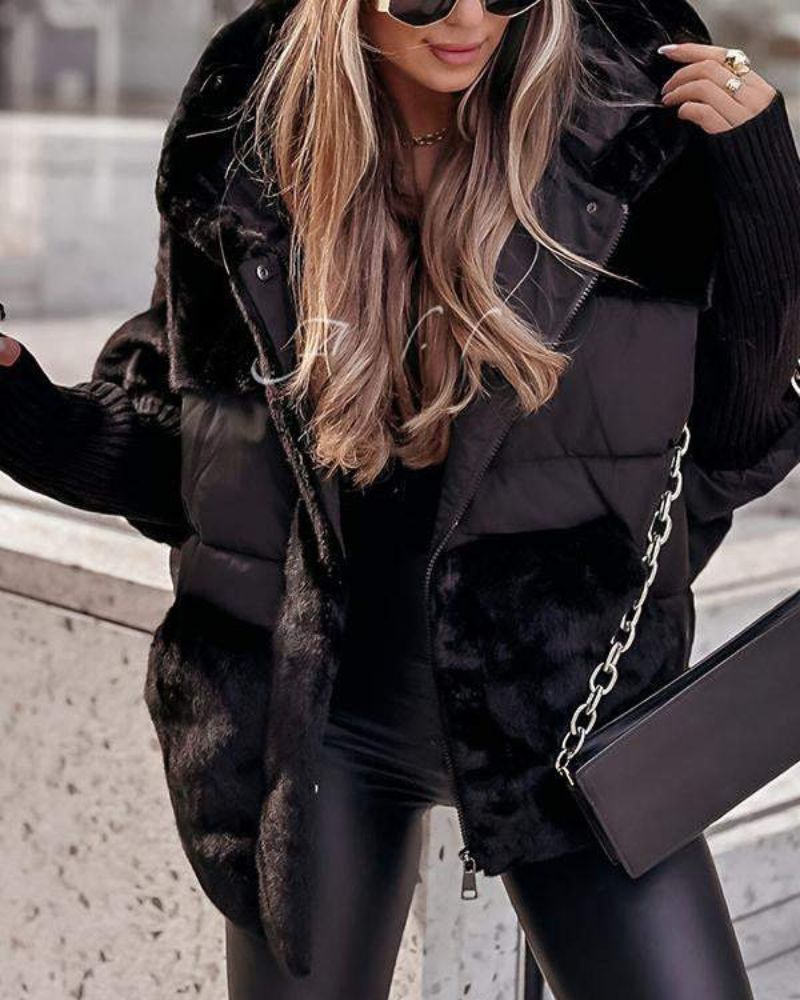 Hooded Thermal Jacket – Insulated Warm Winter Jacket With Cozy Hood & Tailored Fit