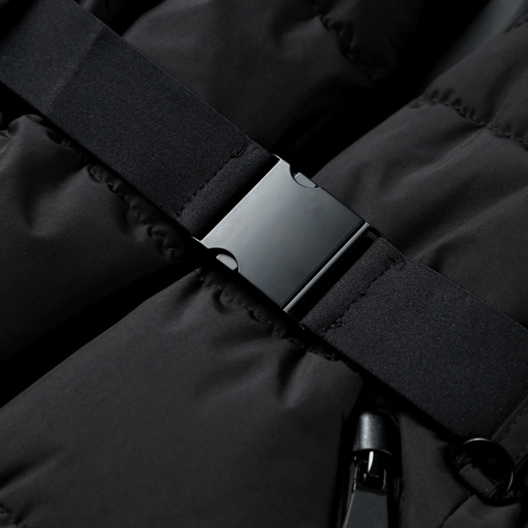 Water-Resistant Puffer Jacket | Stylish Cold Weather Wear With Zip-Front Stand Collar Design