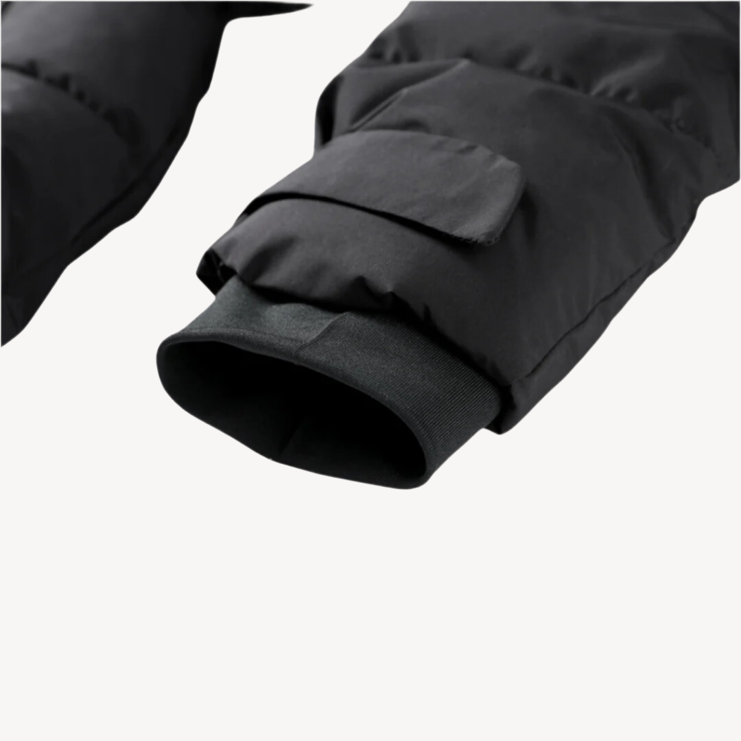 Water-Resistant Puffer Jacket | Stylish Cold Weather Wear With Zip-Front Stand Collar Design