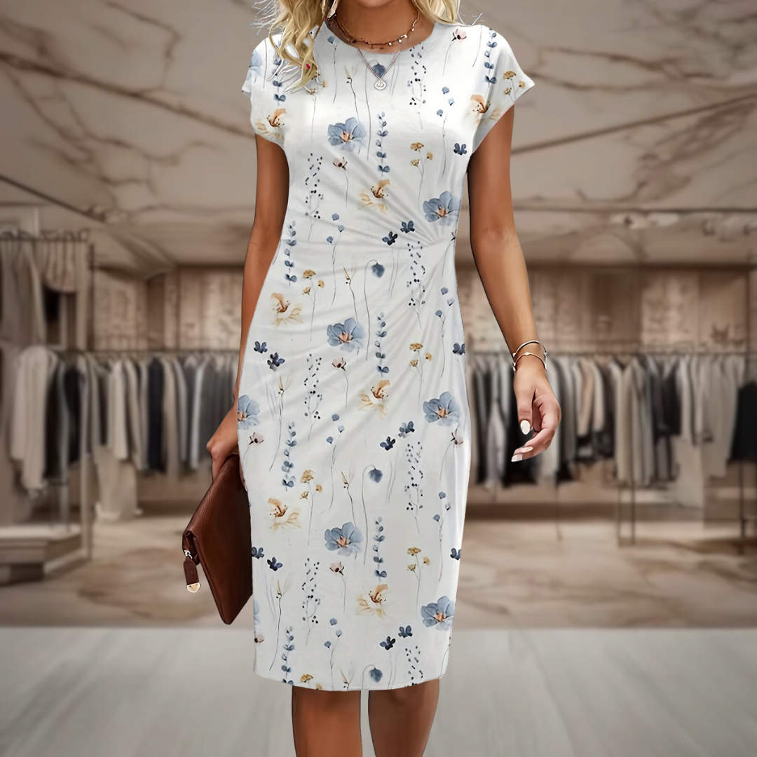 Flattering Wrap Dress | Adjustable Madi Dress With Flowing Fabric & Hourglass Fit