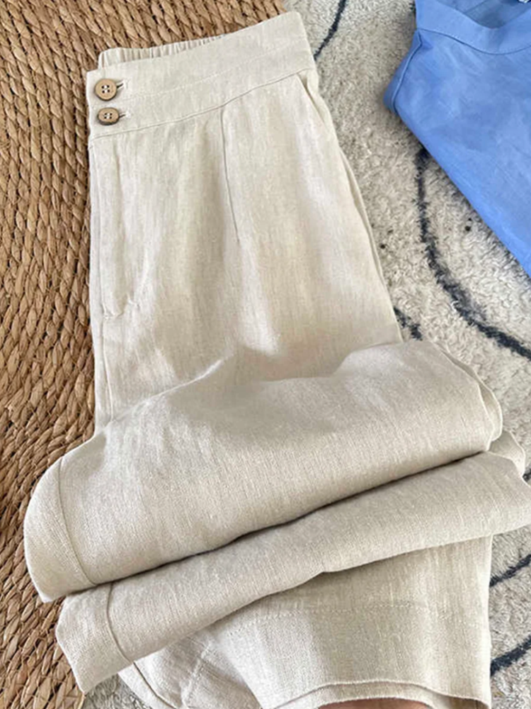 Linen Essentials Set – Casual Lightweight Linen Outfit | Breathable Summer Clothes