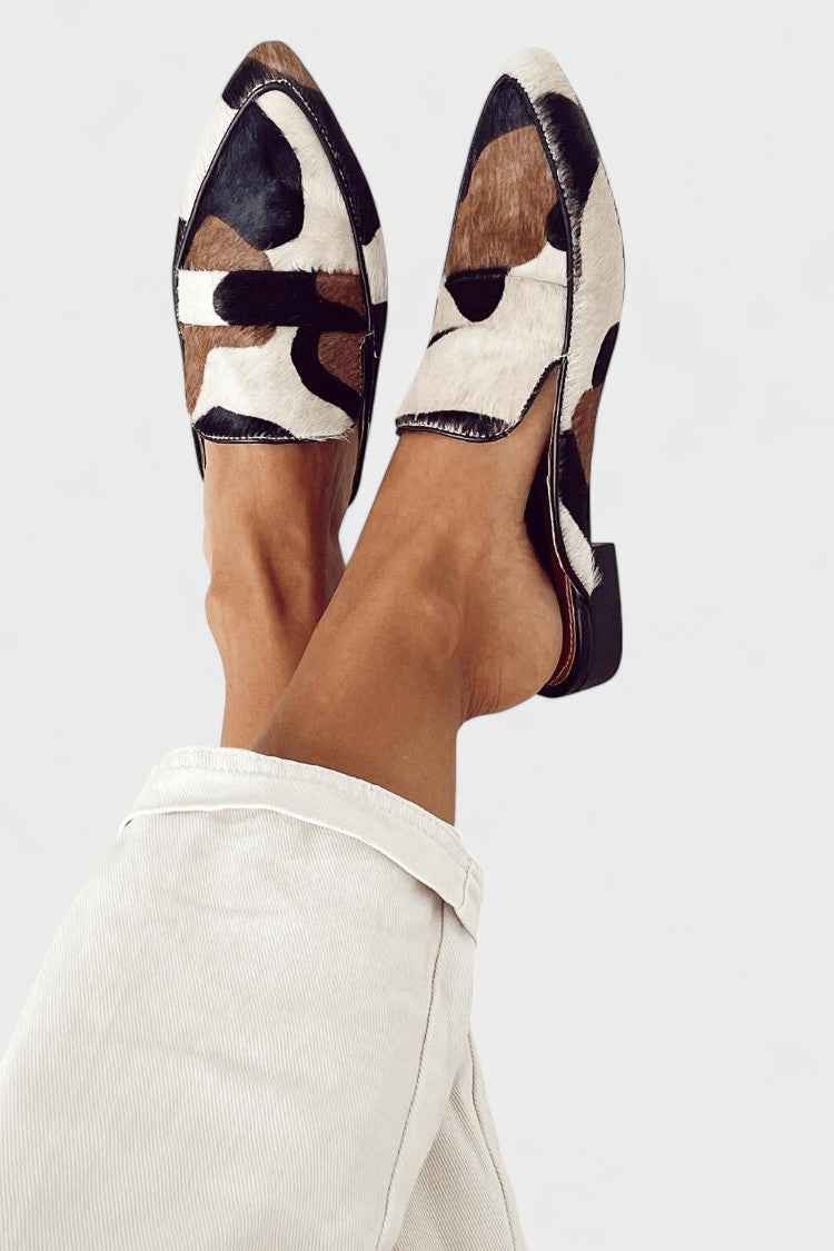 Stylish Casual Loafer - Modern Loafers with Geometric Pattern & Cushioned Insole