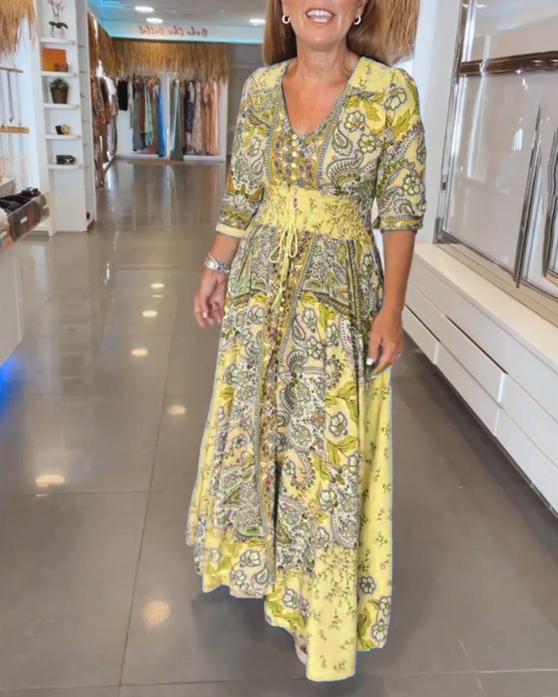 Flowy Summer Dress – Lightweight Casual Beach Day Dress for Effortless Style