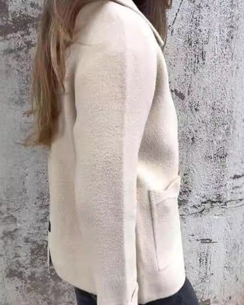 Women's Leisure Jacket - Lightweight Zip-Up Coat With Adjustable Hood & Side Pockets