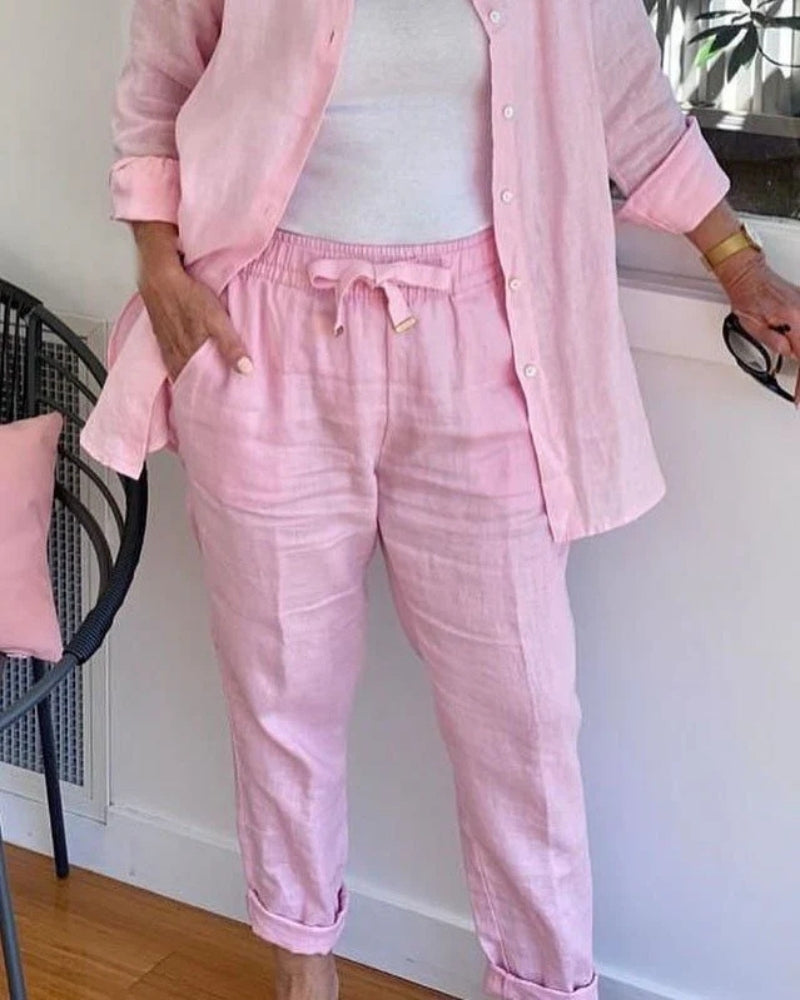 Elegant Two-Piece Outfit – Women's Tailored Set | Modern Sophisticated Style