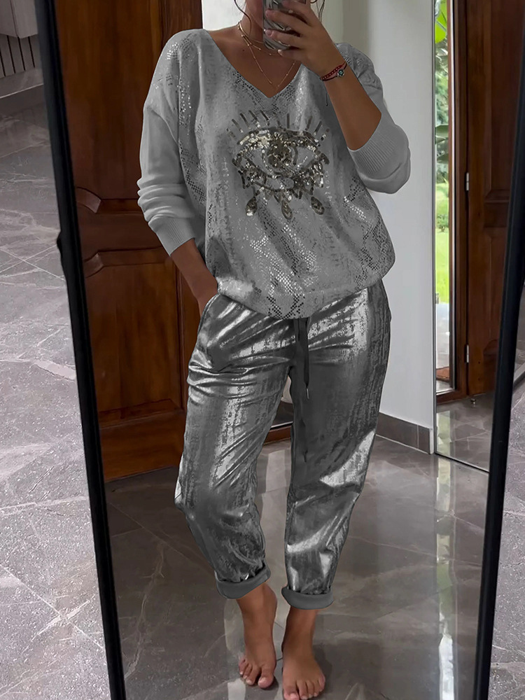 Two Piece Set – Fashionable Women's Outfit Set With Coordinated Top & Bottom