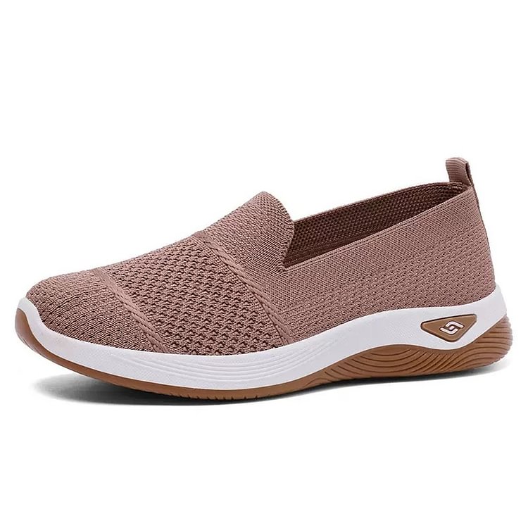 Orthopedic Slip-On Sneakers – Supportive Comfort Lightweight Walking Shoes for Women