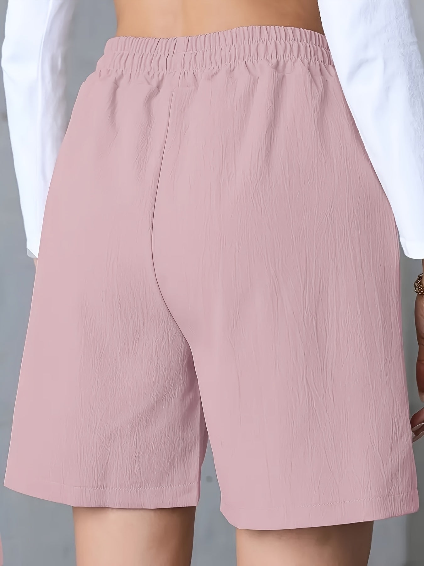 Breathable Cotton Shorts – Lightweight Casual Summer Shorts With Adjustable Drawstring Waist